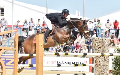 Guido Klatte gewinnt Etappe von Deutschlands U25 Springpokal 2016 in Mannheim