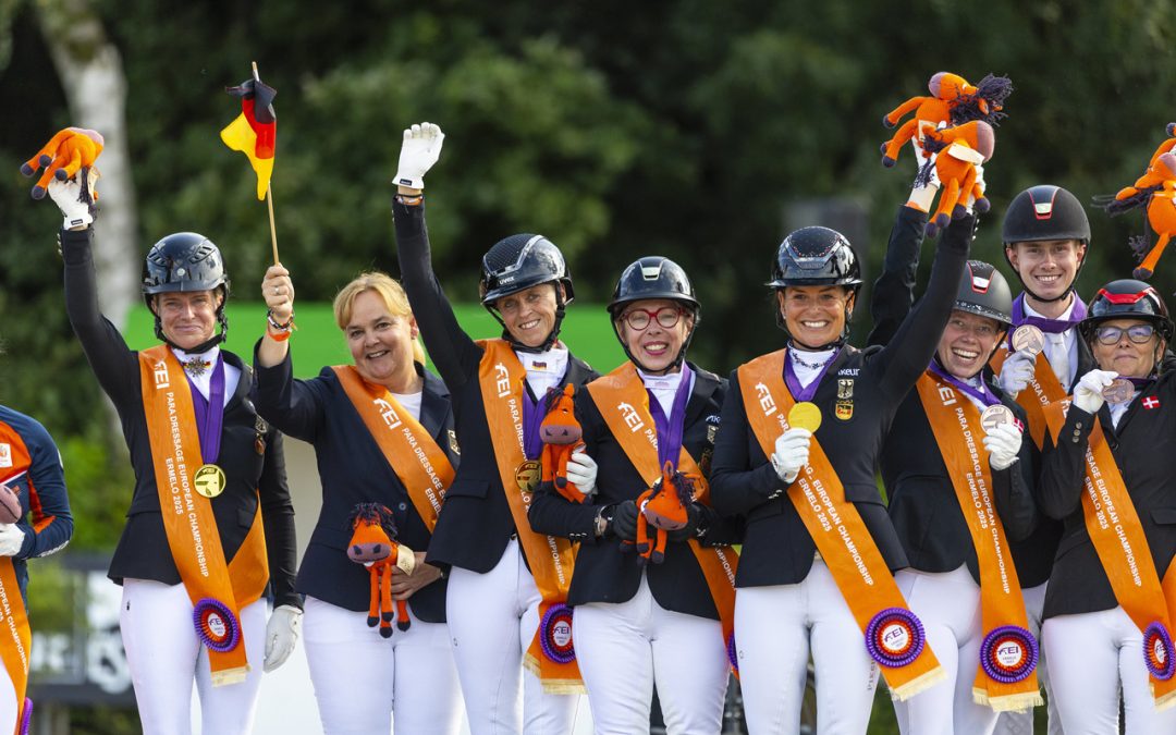 Para-Dressur-EM: Fünf Mal Gold